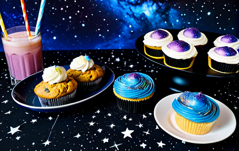 밤하늘을 배경으로 한 이벤트 기획 - Stargazing Event Location**

"A scenic view of a stargazing event in a dark sky park, showing people...